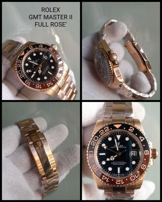 ROLEX GMT MASTER II ROSE'