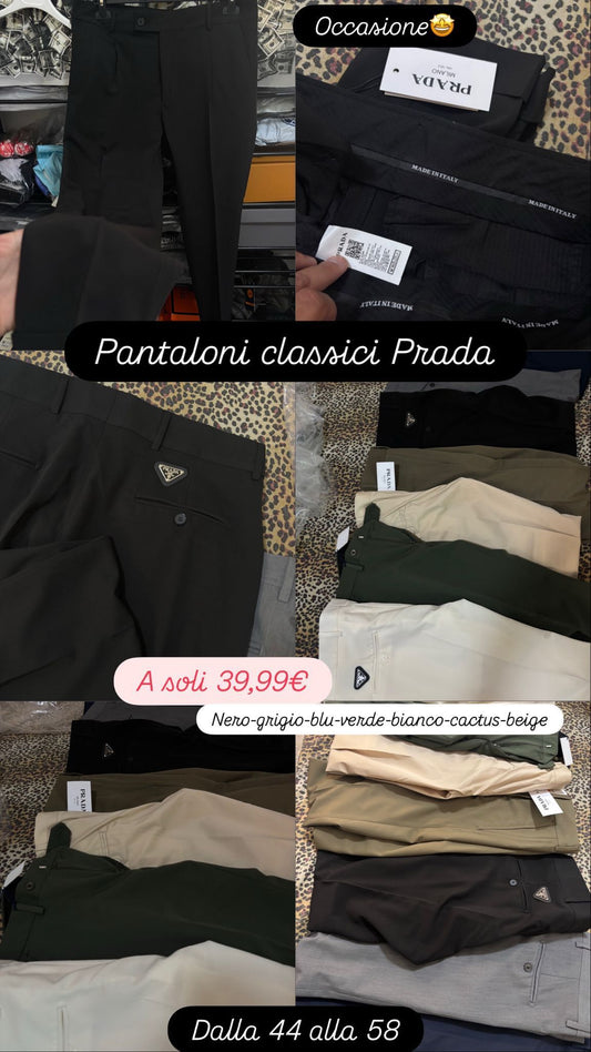 PANTALONE CLASSICO PRADA
